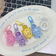 Keychain ins best friend schoolbag gift pendant car key ornament cute Sanrio print little turtle random color