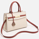 Geshiman (Geshiman) Sac kelly à la mode, polyvalent et haut de gamme pour mère 2025 Nouveau sac de sac pour femmes à la mode sac à bandoulière de grande capacité [boîte cadeau] Beige 7295