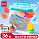 Deli (Deli) 36 couleur Ultra Light Argile Argile Color de boue Plassine Sand Sand Toy art fait 15g / boîte Easy Storage Children's Day's Mindergarten Birthday