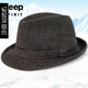 JEEP SPIRIT men's top hat, middle-aged and elderly hat, men's winter warm daddy thickened spring and autumn dad hat autumn and winter for the elderly, wise dark coffee color, code 56cm (han belt can be adjusted to 55cm)