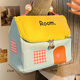 Feiyue Gadopamine Cosmetic Bag Women's Large Capacity Hand-held Travel Portable Cosmetic Case Cute Cosmetic Compartment Storage Bag Small House Cosmetic Bag Cheese Sea Salt