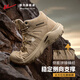 Pull back men's hiking shoes 2025 autumn and winter waterproof new style Martin boots outdoor work shoes 2686 Khaki 43