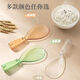 Bei Mu Xing Little Monster thickened non-stick rice spoon for serving rice, non-stick household kitchen measuring spoon plastic rice spoon, high temperature resistant and non-deformable white