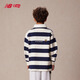 Neue Balance Kinderkleidung für Männer und Frauen Kinder neuer Frühlings- und Herbst -Trend komfortabler Revers -Sweatshirt ND7CE13063 110