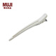MUJI hairpin/large bangs clip F9S6001 white large