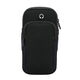 SMVP New Summer Running Arm Bag Unisex Mobile Phone Bag Outdoor Fitness Sports Wristband Arm Strap Ultra-Light Thin Arm Cover Black Suitable for Mobile Phones Within 6.2 Inches