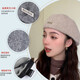 Autumn and winter hat women's retro British style progressive hat painter hat internet celebrity versatile two-wear beret fashionable beret hat 8306-coffee one size 55-58cm