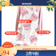 莫代尔儿童睡衣2025新款春秋季大童女童睡裙长袖亲子家居服小女孩可外穿 2H--ST-12189 170 8码(100-110)cm