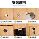 
Huaxia Xiao Doctor 13822 universal office desk drawer lock wardrobe cabinet door lock furniture lock mutually open 138-22 Xiao Doctor drawer lock routine