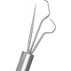 304 cure-dents transportent l'outil de nettoyage à aiguille en acier inoxydable à carreau de rasage à la maison