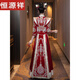 
Hengyuan Xiang Xiuhe Wedding Clothes Small 2025 New Chinese Wedding Bride High-end Wedding Garment Heavy Industry Toast Clothes Women Auspicious Summer Satin No Headdress S