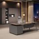 Boss desk and chair combination simple modern single table office furniture table executive desk supervisor manager table 1.6 meters boss table (long cabinet version)