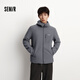 Semir Jacket Men's Antistatic Polar Fleece Knitted Jacket 2025 Winter Hooded Top Splicing Trend 109725108106
