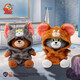 Tom and Jerry plush toy cute CP bathrobe Tom cat doll healing doll birthday gift plush toy for girls