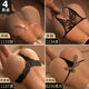 Sexy underwear open crotch thong women's sexy underwear large size hot flirting 41122-1134-1137-8256 black and gray M size suitable for 80-100Jin Jin is equal to 0.5 kg