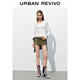 
UR2025 autumn new women's clothing fashionable casual simple basic slim T-shirt UYB450010# This white XL