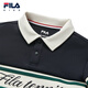 FILA Antibacterial Children's Clothing Tops 2025 Winter New Boys' Sports Pullover Sweatshirt RD Sapphire-NV 170