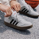 adidas「小锯齿」D-PAD CLASSIC休闲美高风复古篮球板鞋阿迪达斯 浅灰/黑色/浅猩红   42