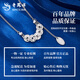 Lao Fengxiang PT950 Platinum Copper Coin Necklace for Women 2025 New Five Emperors Money Necklace Mid-Autumn Festival Gift for Girlfriend and Wife Five Emperors Money Necklace About 7.4g Brand Gift Box