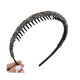 Hua Shi can break the hair and arrange the artifact drill headband for women with bangs hair non-slip headband short hair hairpin 2023 new style 3# random diamond toothed headband - silver