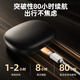 Elafo 2025 latest model丨Voice of Berlin wireless Bluetooth headset ear-hook type super long battery life does not go into the ears for calls and noise reduction running sports special long-wearing comfortable ear clips Athens black long-term wear without pain丨noise reduction and no sound leakage