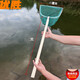 Zhizhou Solid Circle Fishing Net Pocket Copying Net Wooden Handle Fishing Net Copying Fishing Net Shrimp Net Fishing Cleaning Leaf Fishing 30cm Handle Single Net Circle Flat Head