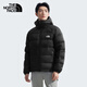 The North Face Men's Down Jacket Outdoor High Puff Goose Down Anti-Splash Warm Jacket 7W7G Cosmic Black/JK3 XL
