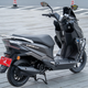 Flying Eagle UFR150MAX fuel scooter, fuel-saving, sporty, smart, long-range commuting, comes with guardrails in matte black