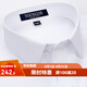 
Yageol short-sleeved shirt for men, middle-aged business, iron-free and anti-wrinkle professional work formal wear pure white cotton shirt blue thin strip DX6623 42 Recommended 160-175Jin [Jin equals 0.5 kg]