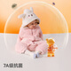 贝肽斯婴儿衣服秋冬夹棉连体衣加绒加厚保暖男女宝宝冬季外出爬服