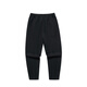 Hongxing Erke vertical technology | Sports pants for men in autumn and winter new casual loose straight running knitted men's trousers men's trousers black 2XL