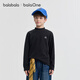 Bala BalaOne children's clothing children's long-sleeved T-shirt boys and girls 2025 winter casual bottoming shirt 208425100202