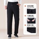 Hemian Winter Elderly Cotton Pants Men's Outerwear Thickened Dad Pants Northeastern Cotton Pants Elderly Wool Pants Plus Velvet Warm Pants Black Velvet Thickened Knee Pads Wool Cotton Pants 3XL 2 feet 8-2 feet 9 Recommended 150-170 Jin Jin equals 0.5 kg