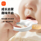 Xinbei Teether Portable Baby Teether Soothing Bite Teething Baby Anti-Eating Hand Silicone Toy Can Be Boiled Rainbow QQ Candy 1 Pack Comes with Storage Box + Anti-chain