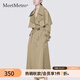 MeetMetro玛依尔卡其风衣女中长款2025秋新款薄款过膝流行外套大衣 卡其 【现货闪电发】 M