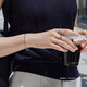 Lukfook Jewelry Platinum Bracelet Figaro Platinum 950 Versatile Plain Chain Price L04TBPB0025 Approximately 7.59 grams