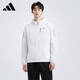 Adidas (adidas) men's running series RN DWR JKT M jacket KB9127 white M