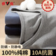 Yalu 100% pure cotton autumn clothes and long johns set men's anti-mite and anti-static thermal underwear winter cotton sweaters and sweaters