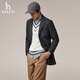 Hazzys Herren Winter Wolljacke Pendler Wollmantel Wollmantel Herren ABSZH0BDH22 Dunkelblau DN M (170/92A 46)