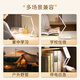 Guanya study desk lamp mini folding portable multi-functional desk lamp dormitory dormitory student reading lamp G168 white [three-fold rechargeable desk lamp]