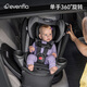 EVENFLO American imported child safety seat 0-12 years old 360-degree rotating baby car safety seat Apollo