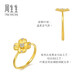 Chow Sang Sang Gold Ring Pure Gold Inlaid Diamond Lucky Flower Gold Ring Gift 95101R Pricing 15 Circles