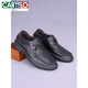 
CARTELO genuine leather men's shoes for spring and autumn, cowhide round toe lace-up genuine leather shoes for men's soft-faced and soft-soled casual shoes for black 9912 37
