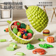 Newqi children's fruit cut and peel peeling fruit and vegetable simulation durian infant and toddler kitchen cooking girl toy birthday gift