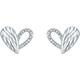 Saturday Fu PT950 platinum earrings for women platinum love earrings birthday gift B0920926 about 1.48g one pair