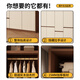 Juyao package installation solid wood 60mm deep wardrobe light luxury bedroom customized segmented large storage cabinet four doors 1.6m main cabinet