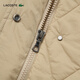 LACOSTE French Crocodile Women's 25 Autumn New Diamond Quilted Hooded Cotton Jacket | BF2493 02S/Milk Coffee S 36
