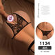 Sexy underwear women's open crotch thong passionate flirting bed intercourse large size lace open side sexy one size fits all 1134 black