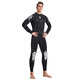 HiSEA 1.5mm Men's One-piece Wet Suit Coldproof and Warm Swimsuit Men's Dragon Black (1.5MM) 3XL