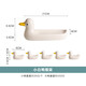 Tanbeiman Japanese-style little duck chopstick holder exquisite dining table ceramic chopstick holder household cute creative chopstick pillow chopstick holder Fat Donglai little white duck chopstick holder